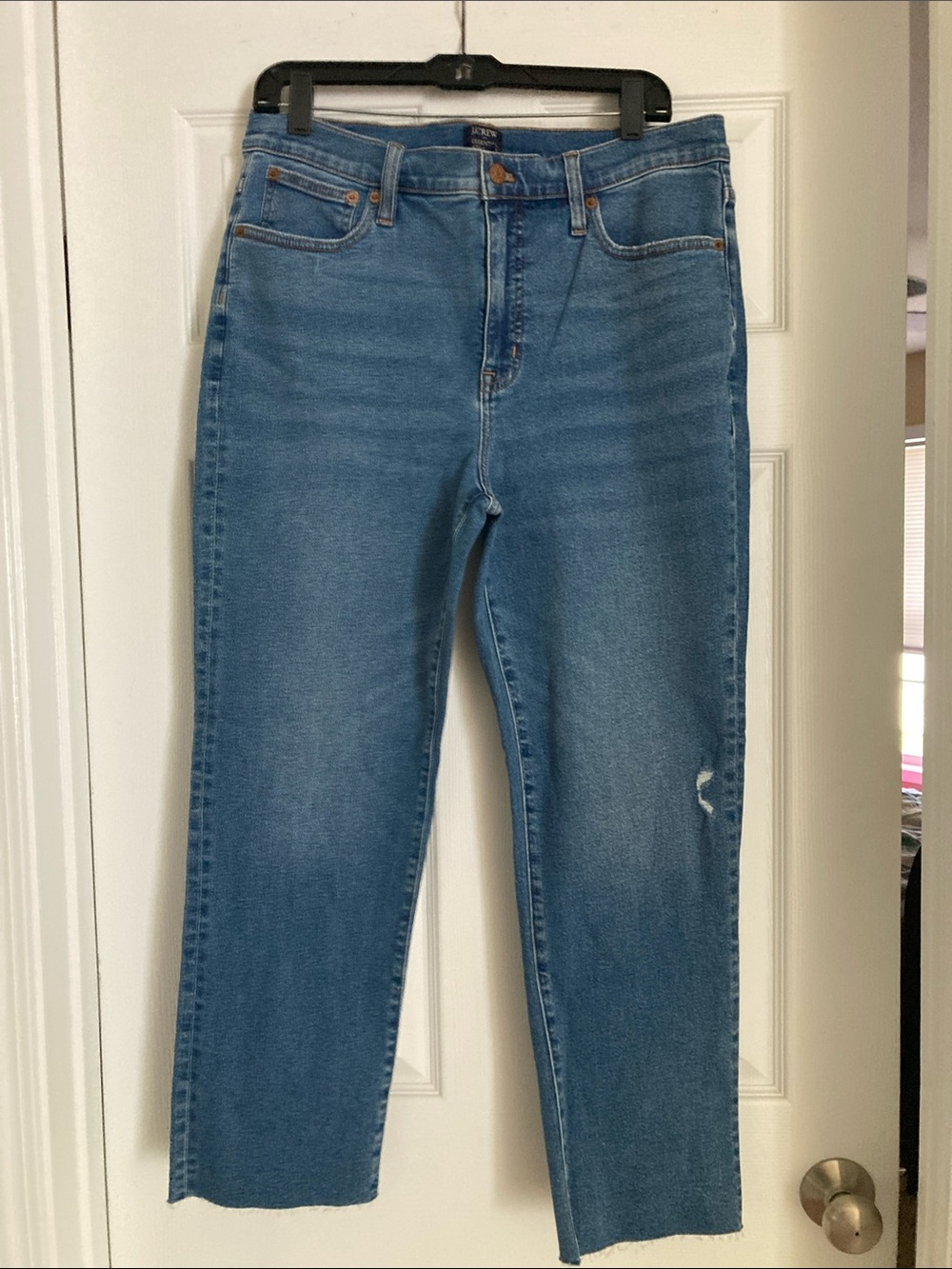 JCrew Factory essential straight jean in all day stretch